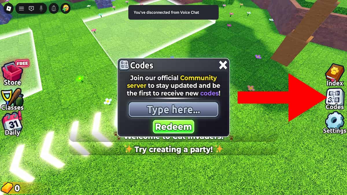 Codes einlösen